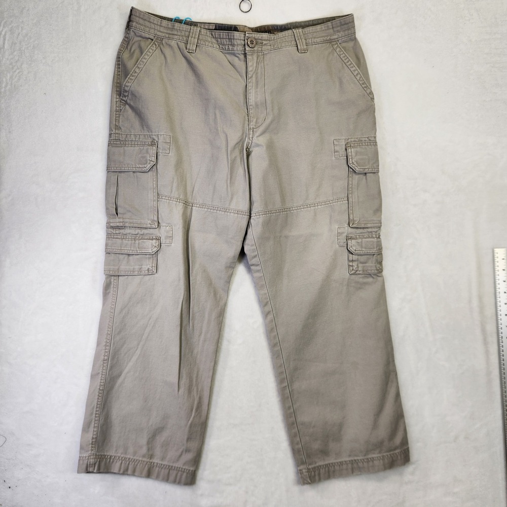 RedHead Brand Co‎ Mens Trailhead Cargo Pants 40x30 Khaki Tan Cotton Utility Work